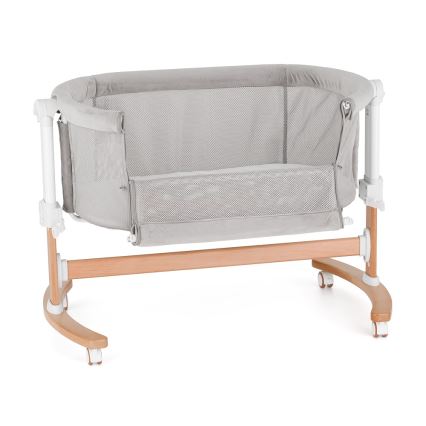 PETITE&MARS - Baby crib 2in1 GLORY grey
