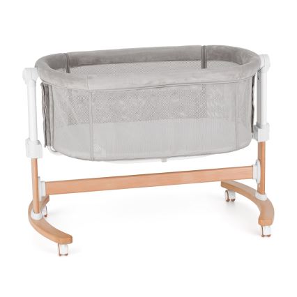 PETITE&MARS - Baby crib 2in1 GLORY grey