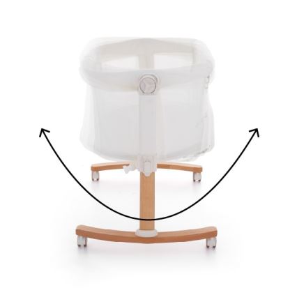 PETITE&MARS - Baby crib 2in1 GLORY grey