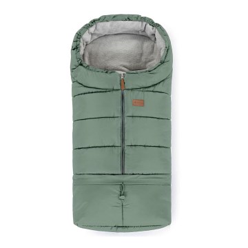 PETITE&MARS - Baby footmuff 3in1 JIBOT green