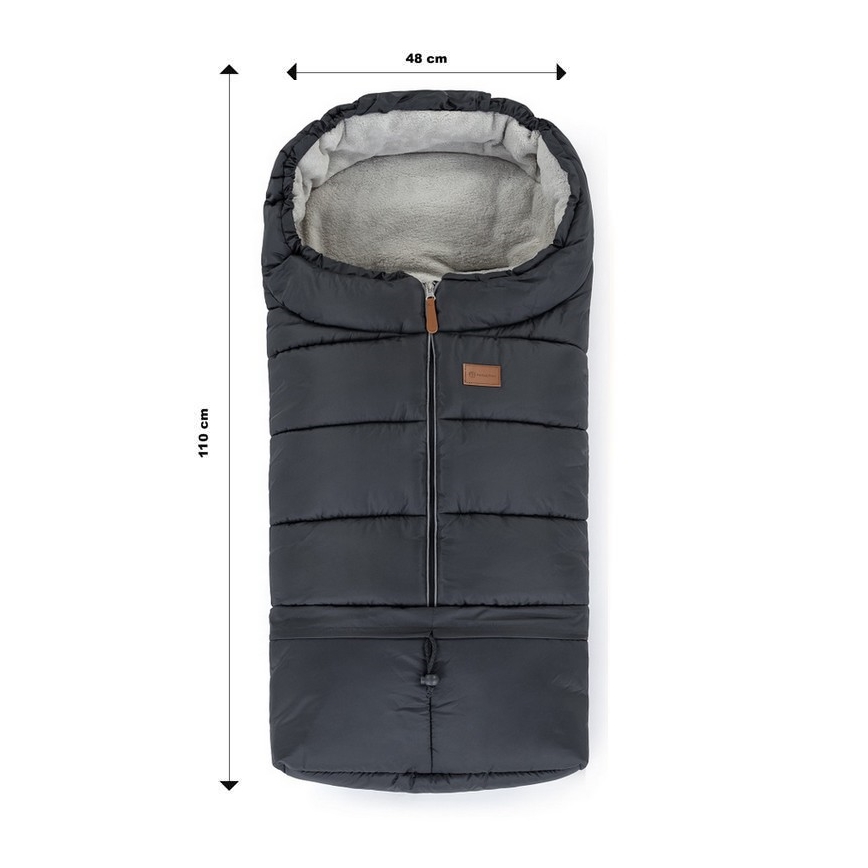 PETITE&MARS - Baby footmuff 3in1 JIBOT grey