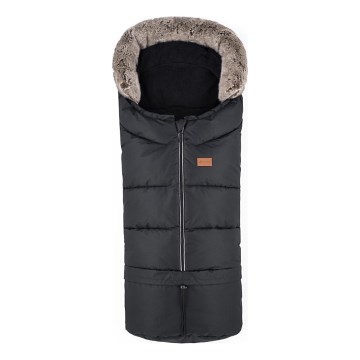 PETITE&MARS - Baby footmuff 4in1 ARCTIC Forever Black