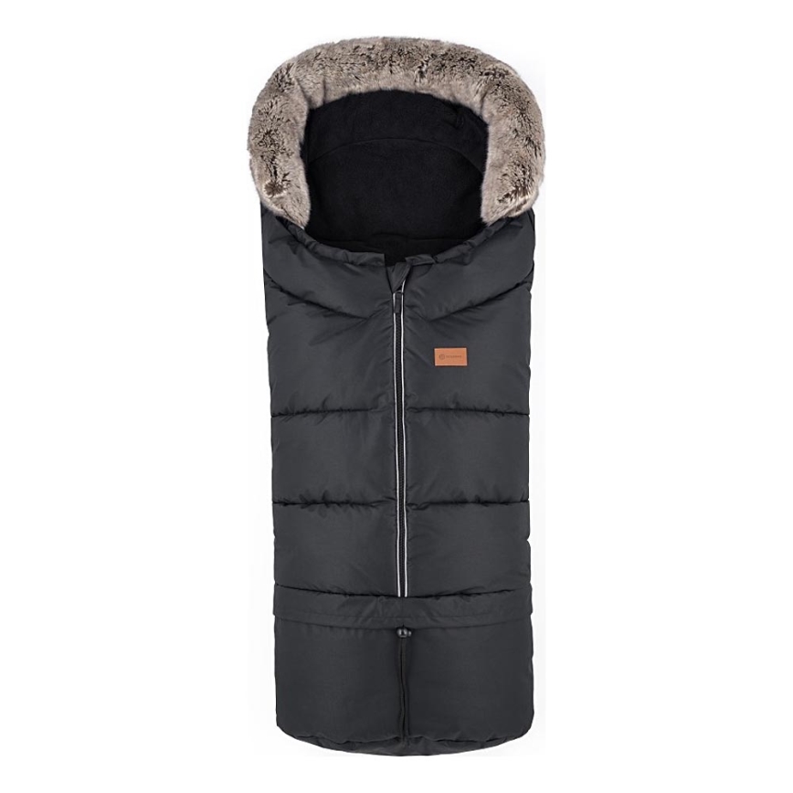 PETITE&MARS - Baby footmuff 4in1 ARCTIC Forever Black