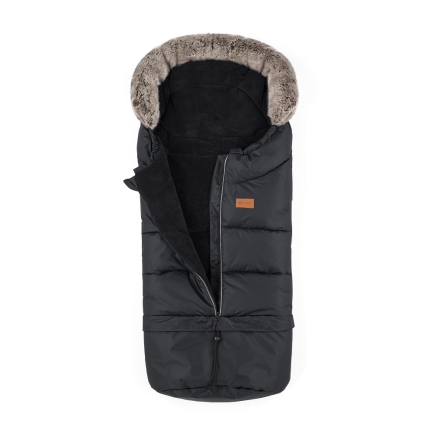 PETITE&MARS - Baby footmuff 4in1 ARCTIC Forever Black