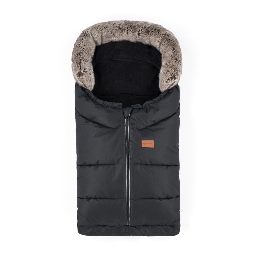 PETITE&MARS - Baby footmuff 4in1 ARCTIC Forever Black
