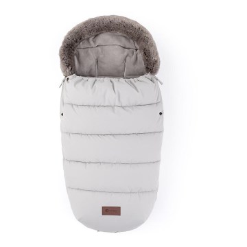PETITE&MARS - Baby footmuff 4in1 COMFY Champagne Shower silver