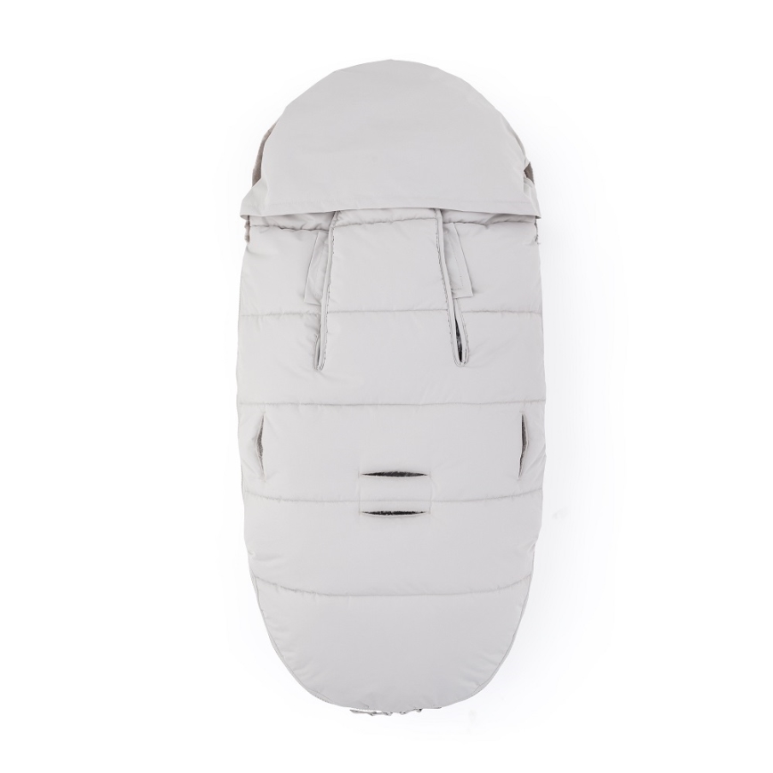 PETITE&MARS - Baby footmuff 4in1 COMFY Champagne Shower silver