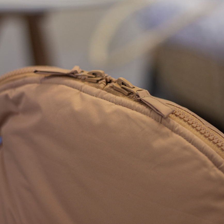 PETITE&MARS - Baby footmuff 4in1 COMFY Elegant Caramel/Beige brown