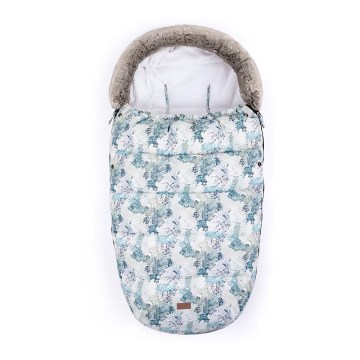 PETITE&MARS - Baby footmuff 4in1 COMFY Fancy Dream blue/white