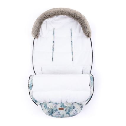 PETITE&MARS - Baby footmuff 4in1 COMFY Fancy Dream blue/white