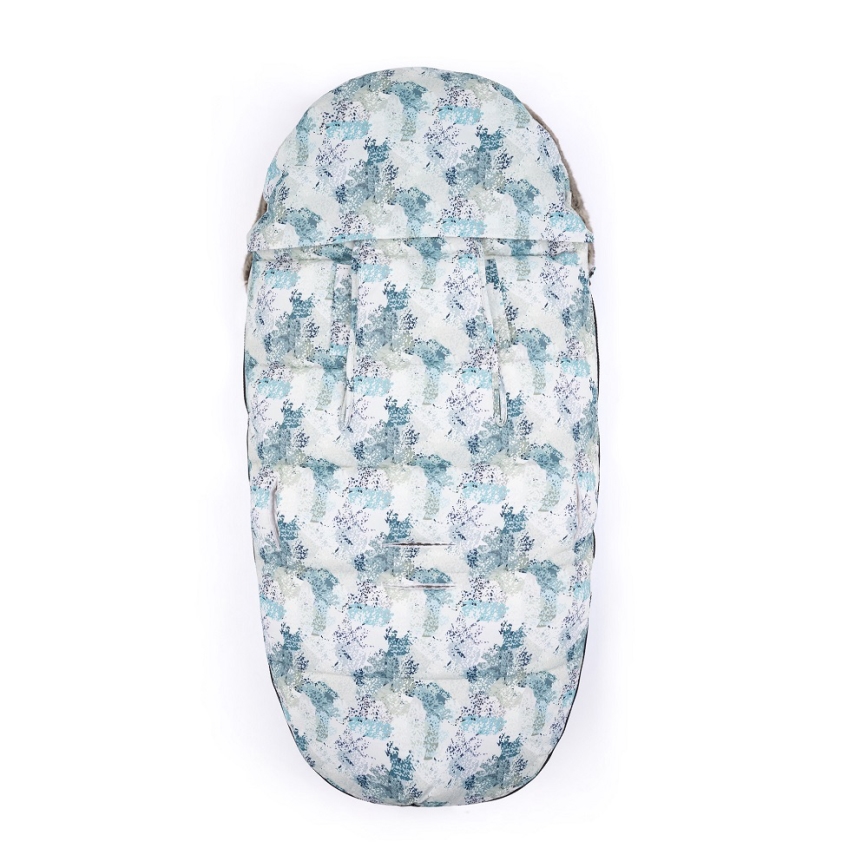 PETITE&MARS - Baby footmuff 4in1 COMFY Fancy Dream blue/white