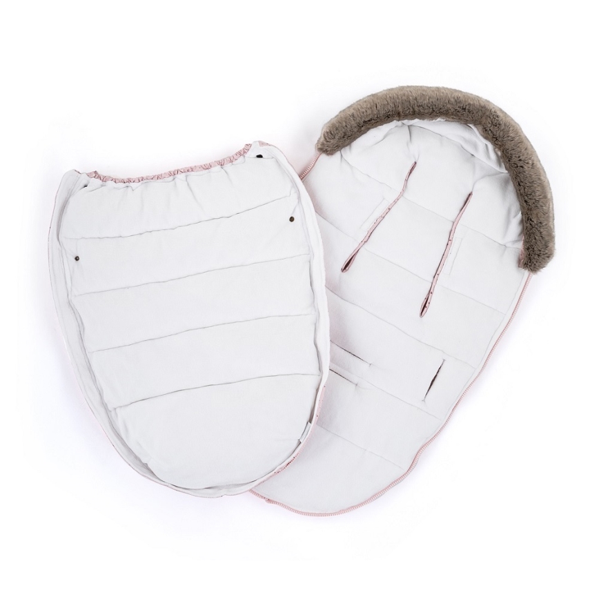 PETITE&MARS - Baby footmuff 4in1 COMFY Fancy Dream blue/white