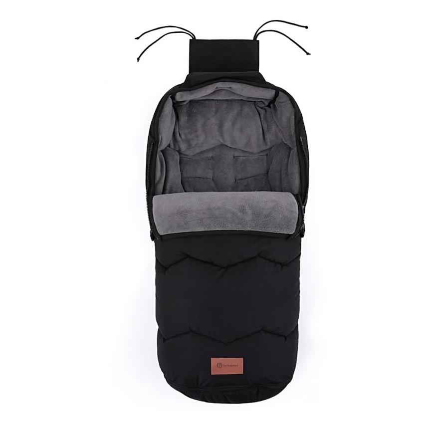 PETITE&MARS - Baby footmuff 4in1 WARMY black
