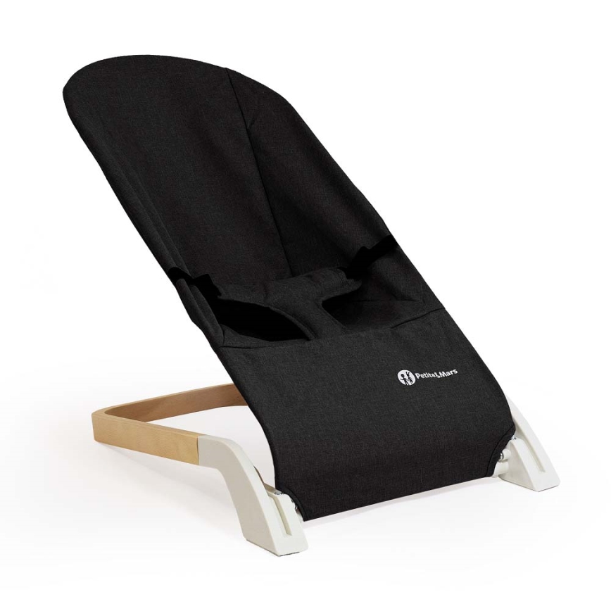 PETITE&MARS - Baby lounger CALMY black