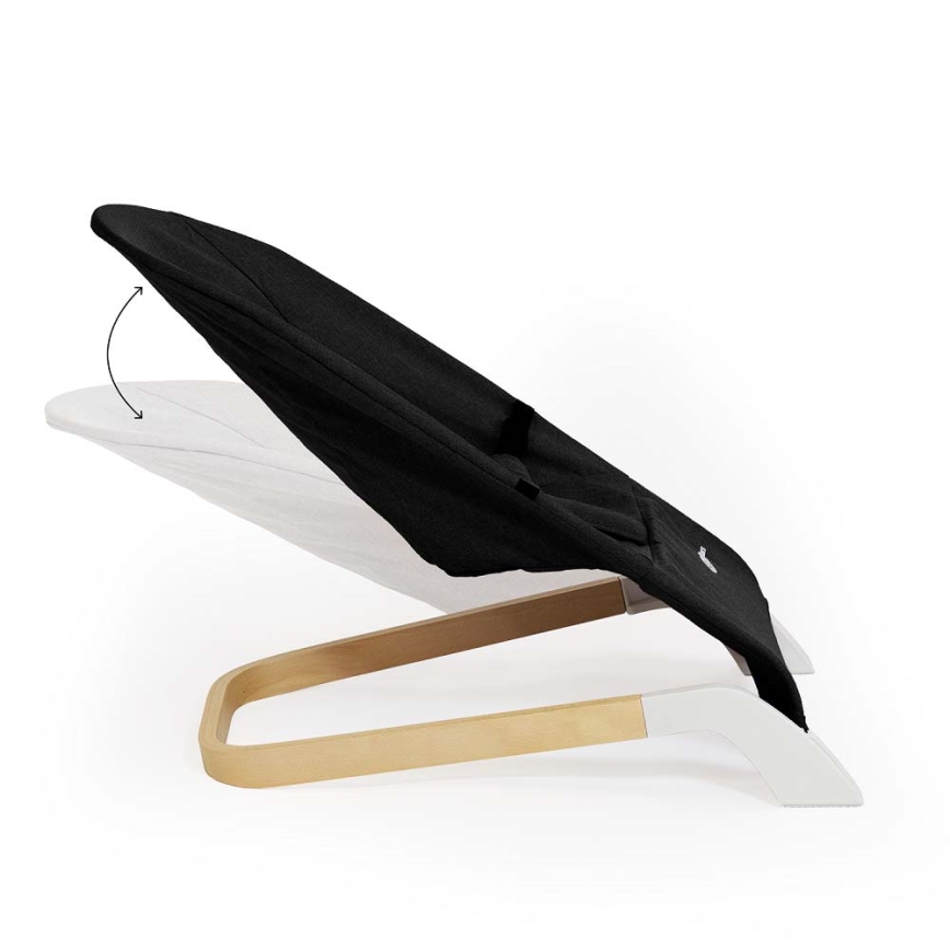 PETITE&MARS - Baby lounger CALMY black