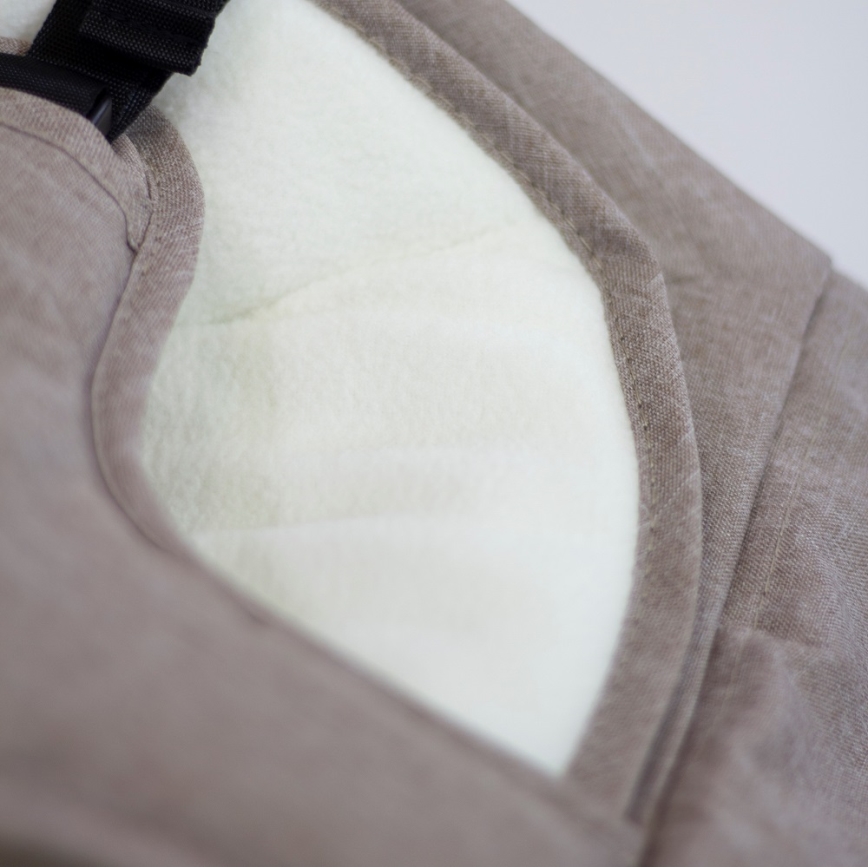 PETITE&MARS - Baby lounger CALMY brown