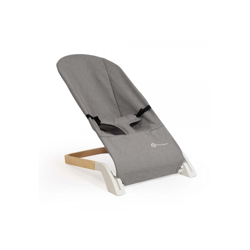PETITE&MARS - Baby lounger CALMY grey