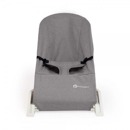PETITE&MARS - Baby lounger CALMY grey