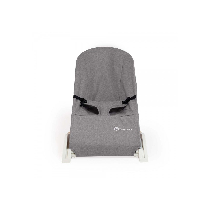 PETITE&MARS - Baby lounger CALMY grey