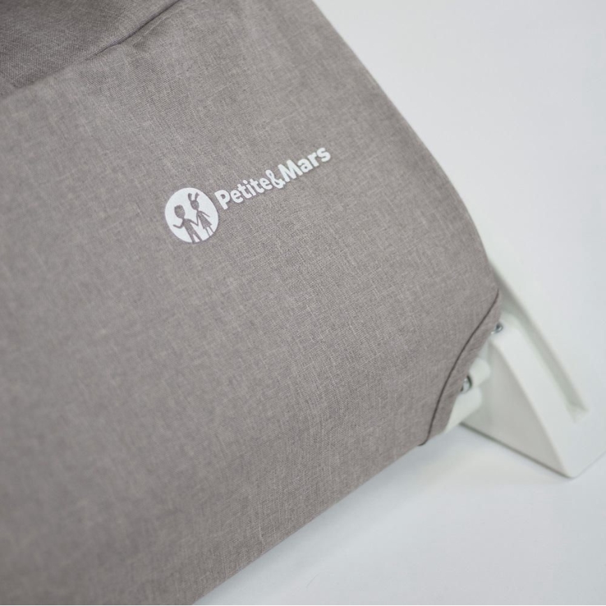 PETITE&MARS - Baby lounger CALMY grey