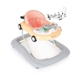 PETITE&MARS - Baby walker with a melody CABRIO 2xAA orange