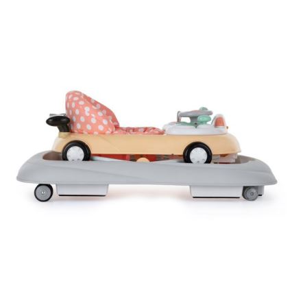 PETITE&MARS - Baby walker with a melody CABRIO orange