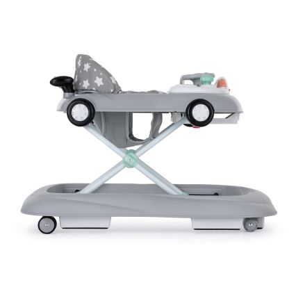PETITE&MARS - Baby walker with melody CABRIO grey