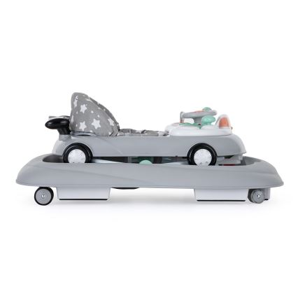 PETITE&MARS - Baby walker with melody CABRIO grey