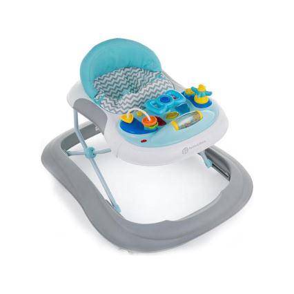 PETITE&MARS - Baby walker with melody MONTY blue