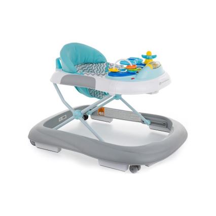 PETITE&MARS - Baby walker with melody MONTY blue