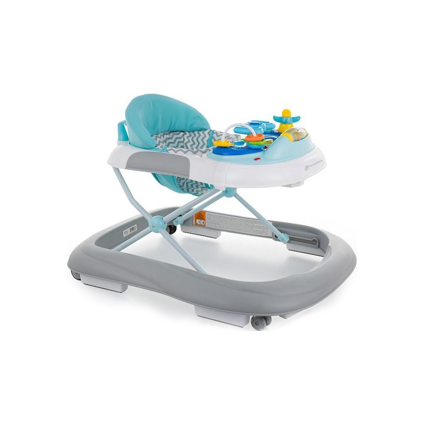PETITE&MARS - Baby walker with melody MONTY blue