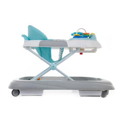 PETITE&MARS - Baby walker with melody MONTY blue