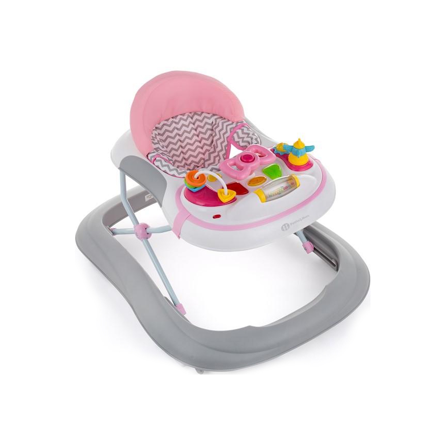 PETITE&MARS - Baby walker with melody MONTY pink