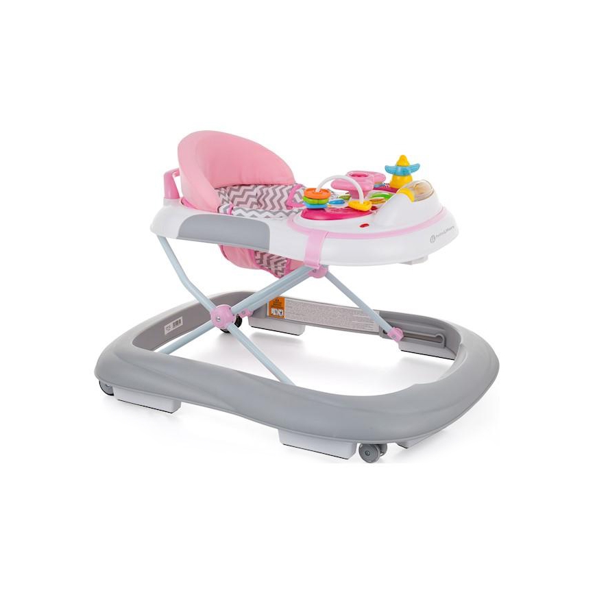 PETITE&MARS - Baby walker with melody MONTY pink