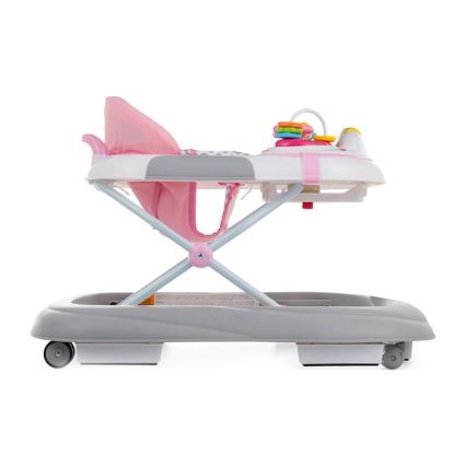 PETITE&MARS - Baby walker with melody MONTY pink