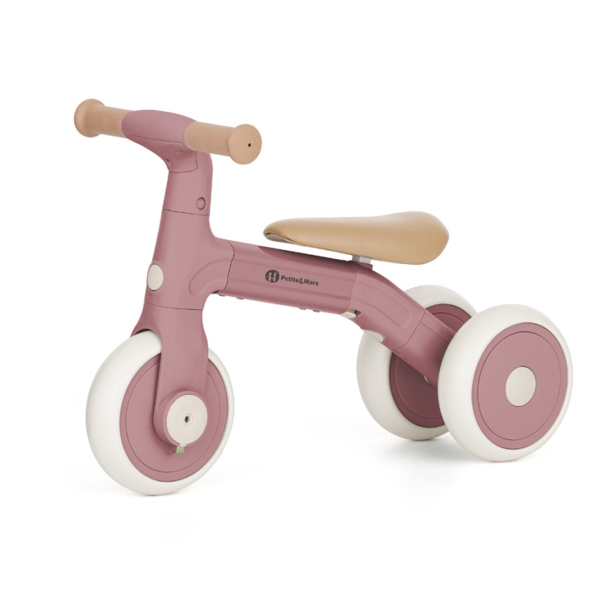 PETITE&MARS - BINGO 3-in-1 Kids' Balance Bike Dusty Rose
