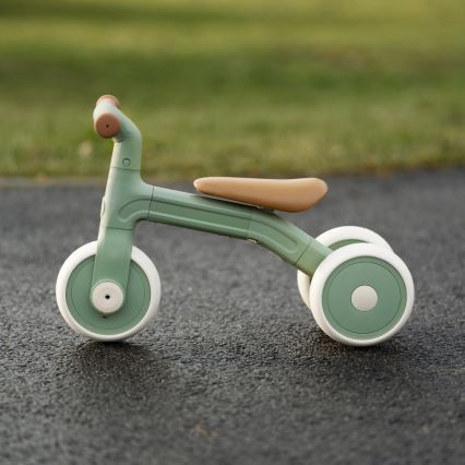 PETITE&MARS - BINGO 3-in-1 Kids' Balance Bike, Sage Leaf