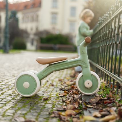 PETITE&MARS - BINGO 3-in-1 Kids' Balance Bike, Sage Leaf