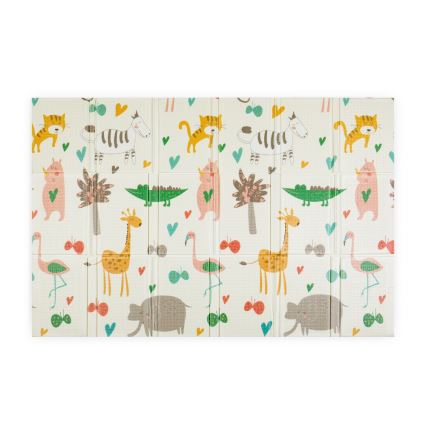 PETITE&MARS - CAMPY Foldable Play Mat Animals&Hexagon