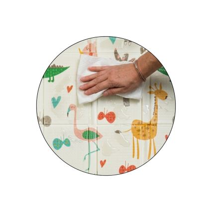 PETITE&MARS - CAMPY Foldable Play Mat Animals&Hexagon