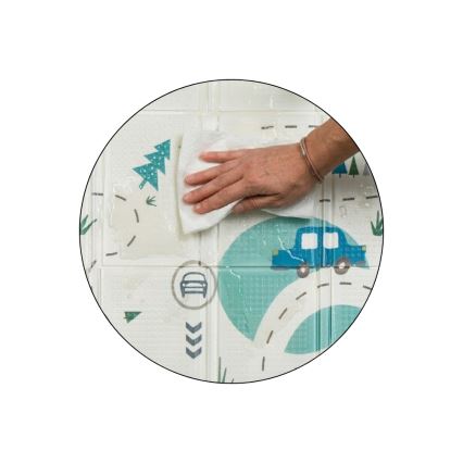 PETITE&MARS - CAMPY Foldable Play Mat Cars&Arabesca