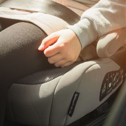 PETITE&MARS - Car booster seat OPTIMUS PRO i-Size 125-150 cm (22-36 kg) grey