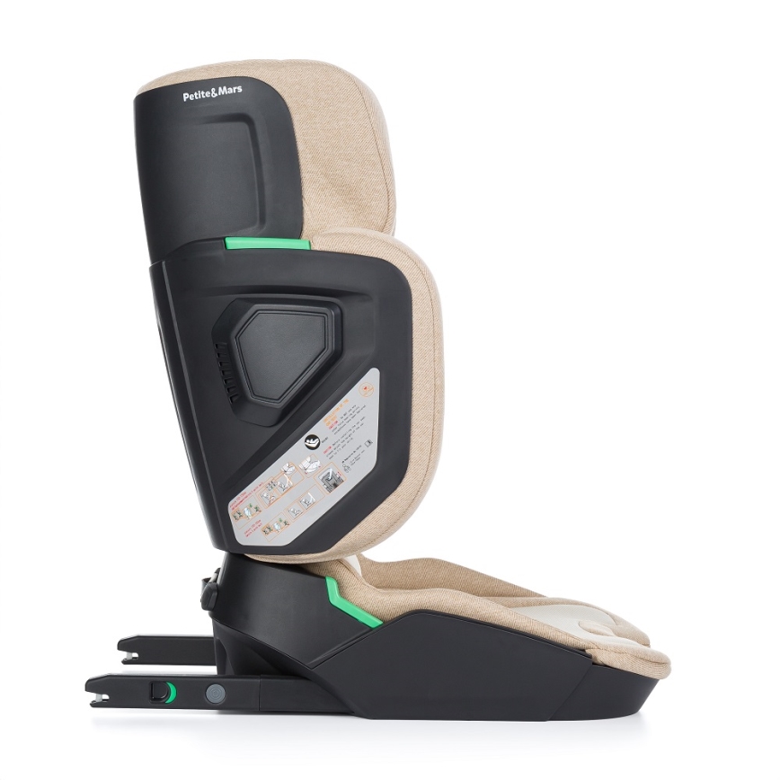 PETITE&MARS - Car seat FLEX PRO i-Size 100-150 cm (15-36 kg) beige