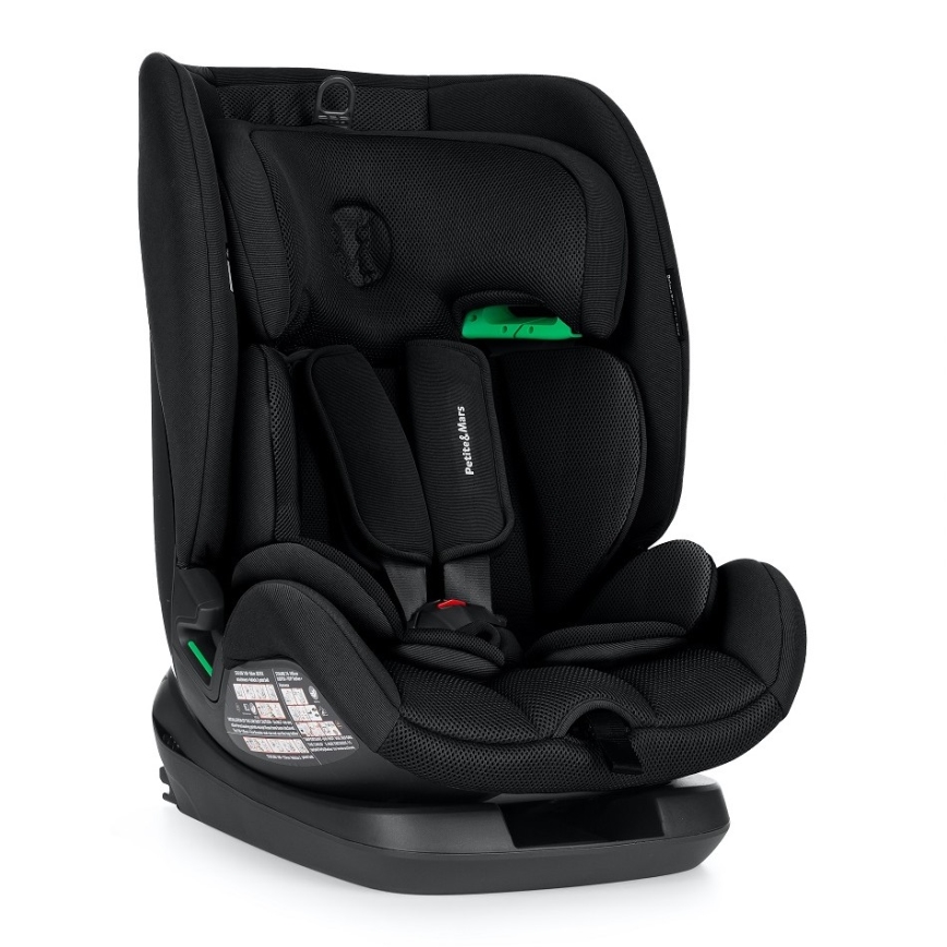 PETITE&MARS - Car seat PRIME PRO i-Size 76-150 cm (9-36 kg) black