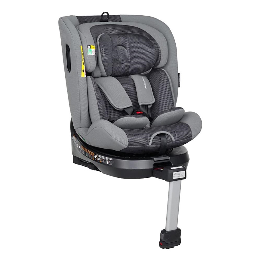 PETITE&MARS - Car seat TWISTGUARD PRO i-Size 40-150 cm (0-36 kg) grey