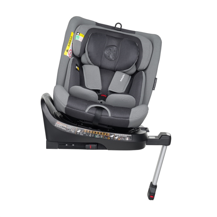 PETITE&MARS - Car seat TWISTGUARD PRO i-Size 40-150 cm (0-36 kg) grey