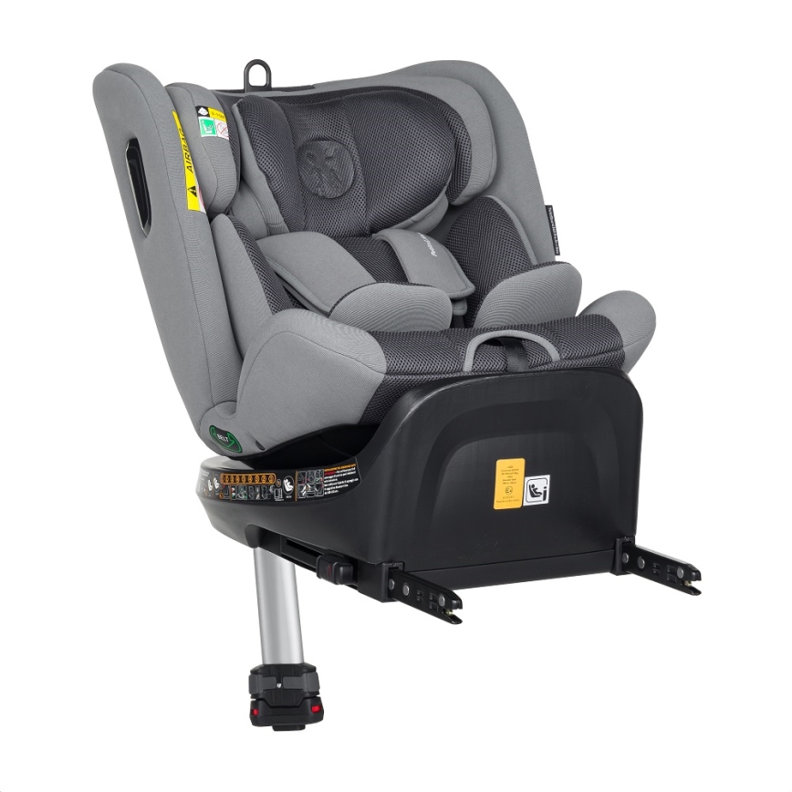 PETITE&MARS - Car seat TWISTGUARD PRO i-Size 40-150 cm (0-36 kg) grey