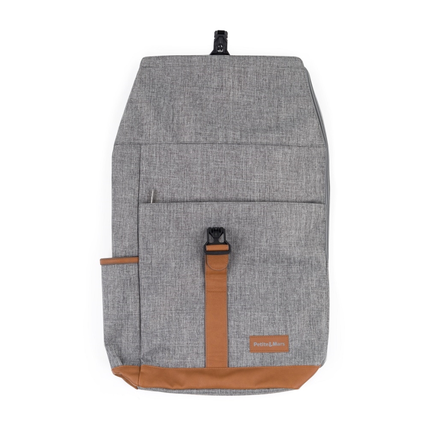 PETITE&MARS - Changing backpack for stroller JACKOB grey