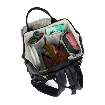 PETITE&MARS - Changing backpack for stroller JASPER black