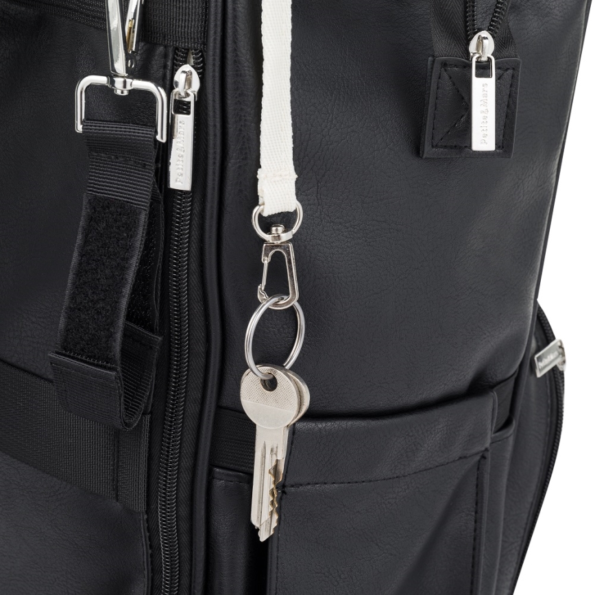 PETITE&MARS - Changing backpack for stroller JASPER black